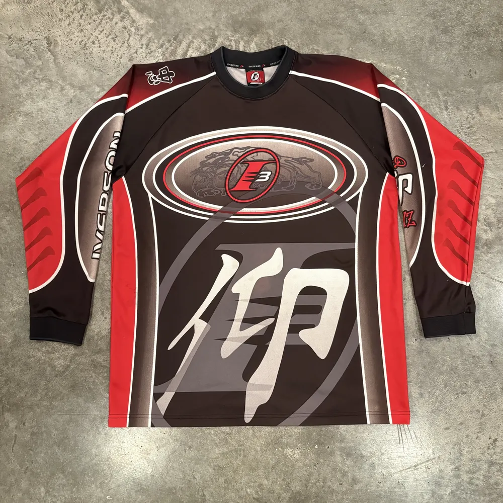 VTG Reebok Allen Iverson i3 Motocross Long sleeve Jersey Bad Newz The…